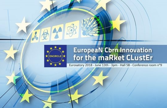 Conférence ENCIRCLE durant Eurosatory 2018