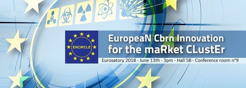 Conférence ENCIRCLE durant Eurosatory 2018